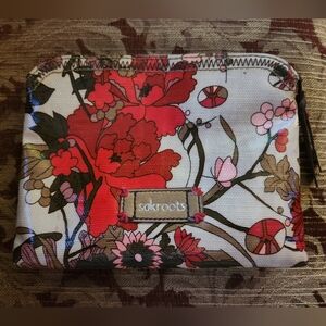 Sakroots Floral Cosmetic Bag 8 x 6"